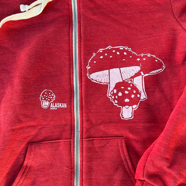 Mushroom hoodie (Amanita red)