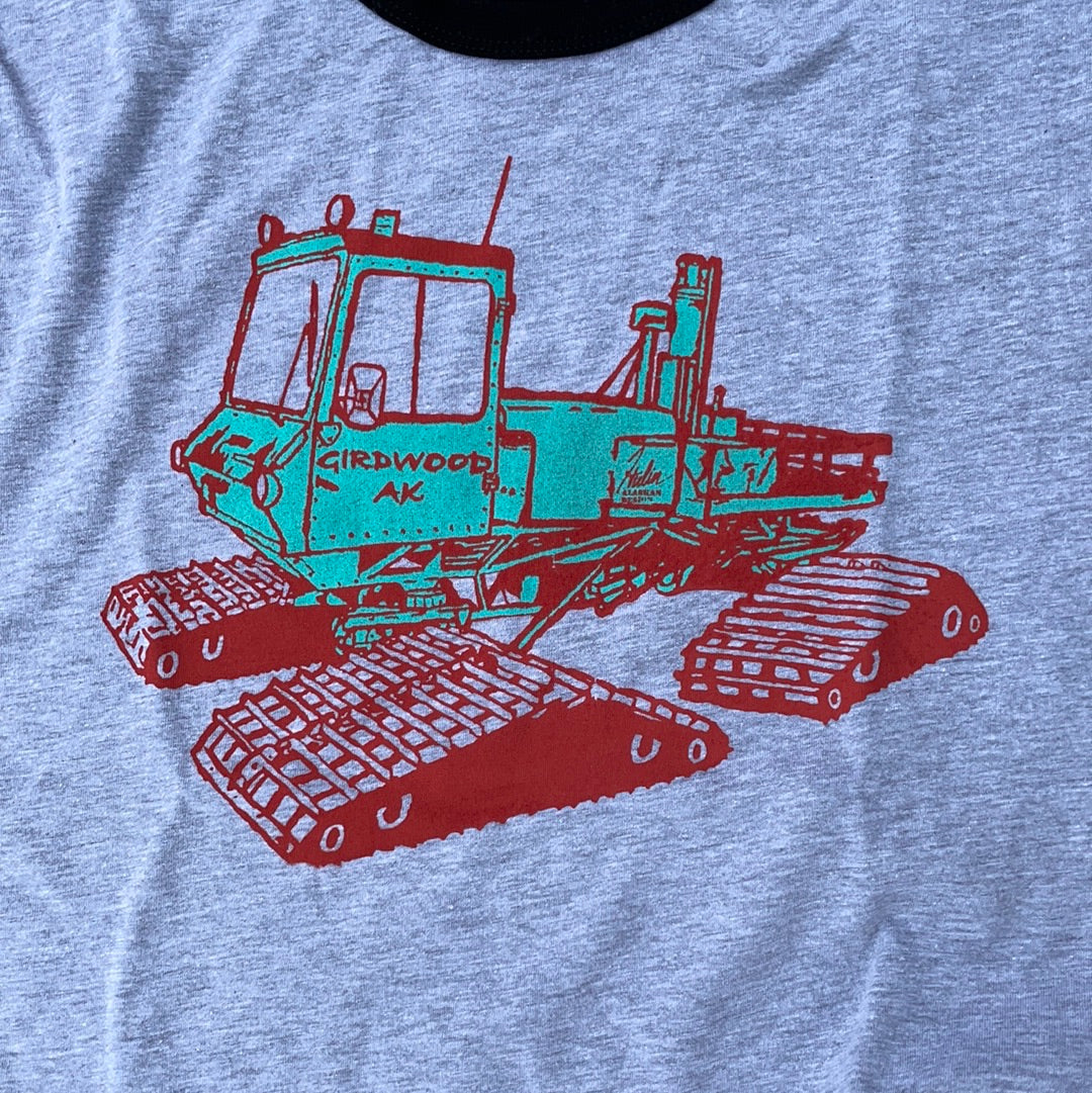 Girdwood Snowcat T-Shirt ("Retro Ring" Edition)