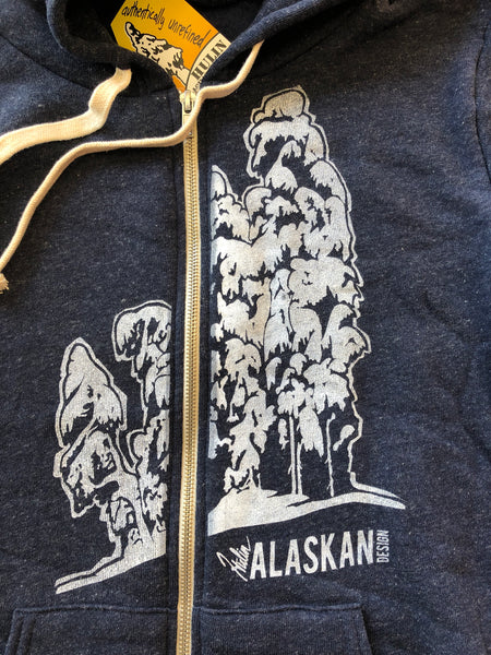 Alaskan ghost tree hoodie