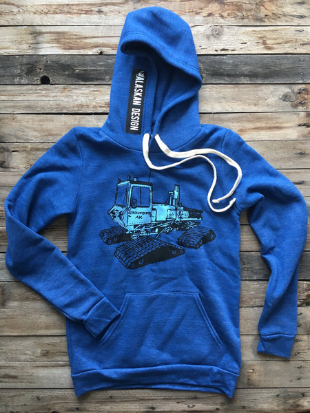 Girdwood snowcat hoodie (blue)
