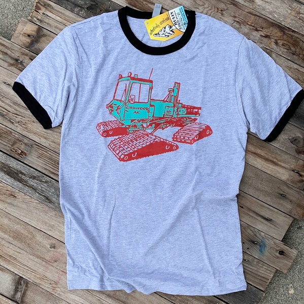 Girdwood Snowcat tee (retro ring tee edition)