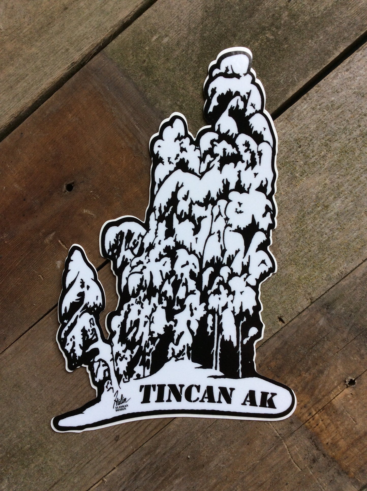 Tincan AK Sticker