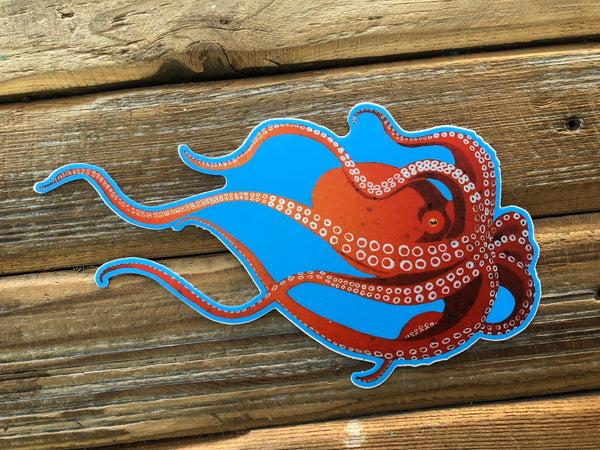 Giant Pacific octopus sticker
