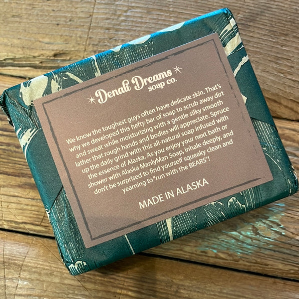 Denali Dreams Alaska Manley Man soap
